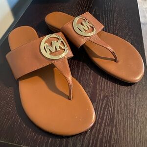 Michael Kors cognac sandals